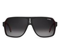Carrera 1001/S Matte Black Red/Grey Shaded 62/11/140 unisex Sunglasses