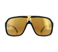 Carrera 1014/S Mens Black Gold Sunglasses