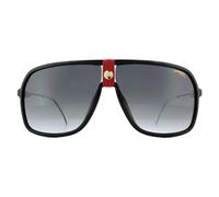 Carrera Aviator Mens Gold Red Dark Grey Gradient Sunglasses Metal - One Size