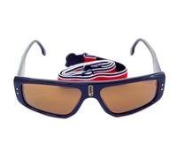 CARRERA 1022 YYC 58mm Mens Square Sport Sunglasses BLACK BROWN GOLD MIRROR +BAND