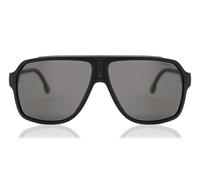 Carrera Aviator Mens Matte Black Grey Polarized Sunglasses - One Size
