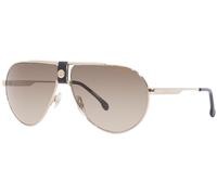 Carrera 1033/s J5GHA Sunglasses Men's Gold/Black/Brown Gradient Pilot 63mm