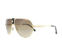 Carrera Men's Aviator Gold Brown Gradient Sunglasses Carrera Gold One Size