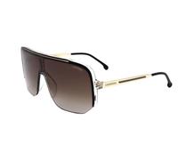 Carrera 1060 Brown Rectangular Sunglasses 100% UVA UVB New