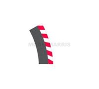 CARRERA 20020564 Curbs Outdoor for Curve Elevated Roads 1/30° (6) + Terminal