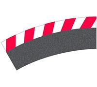 Carrera 20020567 External Curbs for 1/30° Curves (6) Plus Terminals (2)