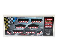 Carrera 20020592 Inside shoulder curve 3/30° (6), end piece (2) Slot Car Track Accessory