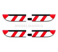 Carrera Terminals Curbs Outdoor For Curve Elevated Roads (4) Slot Car Accessory