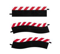 Carrera 20602 Red/White Outside Shoulder (x3) & End Piece (x2) for Pit Lane 1:24