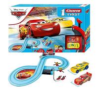 Carrera 20063037 FIRST Cars Age 3+ The Movie First Disney Pixar Race of Friends Starter Set, Single, Blue, 50 x 7 x 30 cm