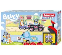 Carrera FIRST 20063055 Bluey - Let's Go - FIRST Slot Racing Track, For Children From 3 Years And Adults, 2.9 Metres, With Bluey & Bingo