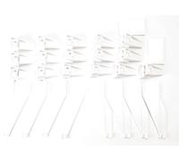 16 Guard Rail Supports, 4 Terminals, 2 Slot Car Accessories Track Connectors