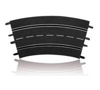 Carrera 20573 20020573 132 / Digital 124 / Evolution Slot Racing Track Curve 3/30 (6), Schwarz, One Size