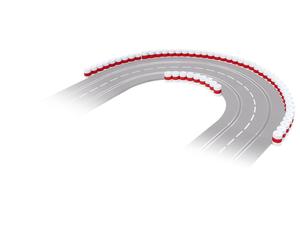Carrera 21130 Tyre Wall (9L x 3H 6pcs & Fittings)