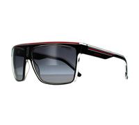 Carrera 22/N Unisex Black Crystal White Red Sunglasses