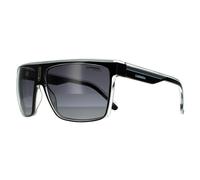 Carrera Shield Unisex Black White Dark Grey Gradient Sunglasses - One Size