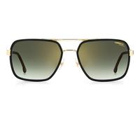 Carrera 256/S GOLD BLACK/GREEN SHADED GOLD MIRROR 58/18/140 men Sunglasses
