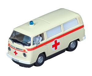 Carrera 27794 VW Bus T2b Ambulance Red Cross w/Blue Light & Sound