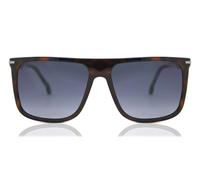 Rectangle Dark Havana Dark Grey Gradient Sunglasses Carrera Brown One Size