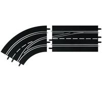 Carrera 30363 20030363 Digital 124/132 Lane Change Left Curve, Out to in Track Add On Accessory, Mehrfarbig