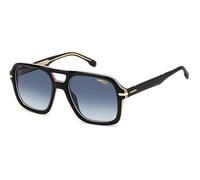 Carrera 317/S Black Striped Gold/Blue Shaded 55/20/150 men Sunglasses