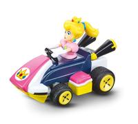 Carrera RC Mario Kart Mini RC Peach, For Children and Adults, Boys & Girls, Unique Original Licence, Instant Driving Fun with Ready to Run, Authentic Mario Kart Experience