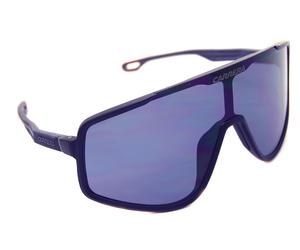 CARRERA 4017/S 003IR Men Oversize Wrap Shield Visor Sunglasses BLACK DARK GREY