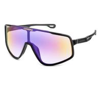 Carrera Man CARRERA 4017/S 807/TE Sunglasses Bio polyamide Black Violet Mask Normal Sfumato