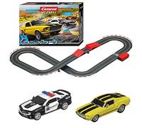 Carrera 63519 1:43 Scale Police Authorama Race Track Set with Jump Ramp