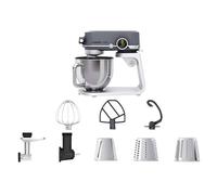 Carrera 800W Silver Led Display 8 Speed Stainless Steel Stand Mixer 657 Silver One Size