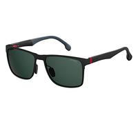 Carrera 8026/s 003/QT MATT BLACK Sunglasses Men's Steel, Standard, 57