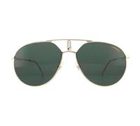 Carrera Aviator Gold Green Sunglasses Gold One Size