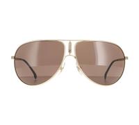 Carrera Aviator Matte Gold Brown Gipsy 65