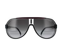 Carrera Aviator Mens Black Red Dark Grey Gradient 1057/S - One Size