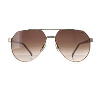Carrera Aviator Mens Gold Grey Brown Gradient 1067/S Metal - One Size