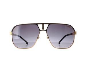 Carrera Aviator Mens Matte Black and Gold Dark Grey Gradient 1062/S Metal - One Size