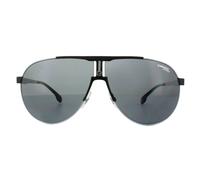 Carrera Aviator Ruthenium Matt Black Grey Blue Sunglasses