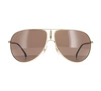 Carrera Aviator Unisex Matte Gold Brown Gipsy 65 Metal (archived) - One Size