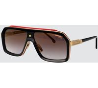 CARRERA Bicolour Aviator Sunglasses in Metal and Acetate - Size: 60 - male