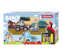 Carrera Bluey Bingo Slot Car Set Track Cars Controllers for Kids 3+
