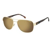 Carrera C FLEX 02/G/S Asian Fit Polarized J5G/YL Men's Sunglasses Gold Size 60