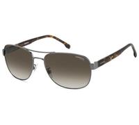 Carrera Man C FLEX 02/G/S TZ2/HA Sunglasses Metal Rutenio dark Brown Squared Normal Shaded
