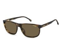 Carrera C FLEX 08/G/S Asian Fit Polarized EX4/SP Men's Sunglasses Brown Size 58