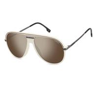 Carrera C SPORT 06/S SZJ/T4 Man Sunglasses Polyamide White Silver Pilot Normal Mirror