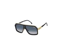 Carrera CA 1053/S/TI Sunglasses 60/12/145 BLACK ON GOLD/BLUE SHADED acetate for men CA 1053/S/TI