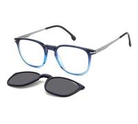 Carrera CA 332/CS PJP/M9 Man Sunglasses Acetate Blue Grey Squared Polarized Clip-on