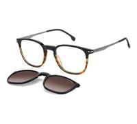 Carrera CA 332/CS WR7/LA Man Sunglasses Acetate Black / Havana Brown Squared Polarized Clip-on