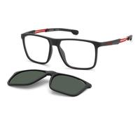 Carrera CA 4020/CS BLX/UC Man Optical frames Polyamide Black-opaque Green Squared Polarized Clip-on