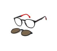 Carrera CA 8044/CS with Clip-On Men's Glasses, Black, Size 50