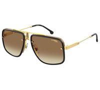Carrera CA GLORY II 001/86 Unisex Sunglasses Metal Gold Brown Squared Shaded